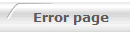 Error page